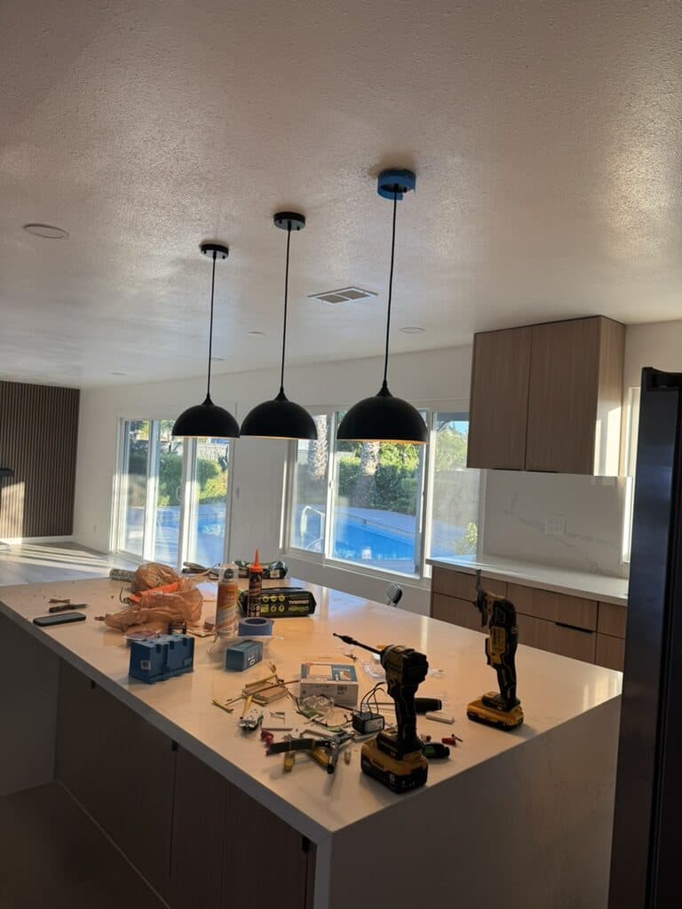 Kitchen remodel, final fit-out