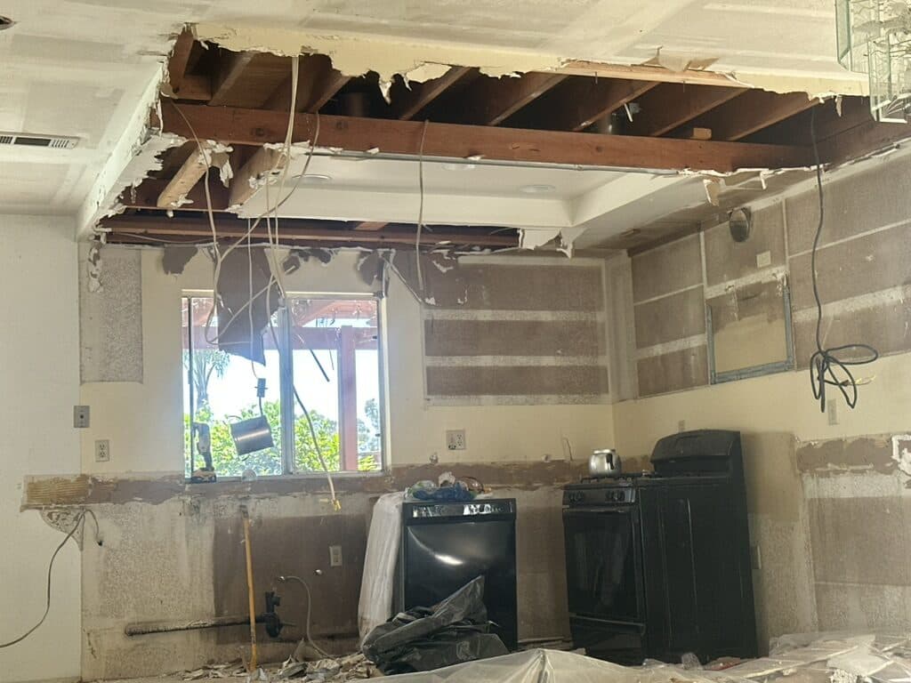 Kitchen framing & structural work