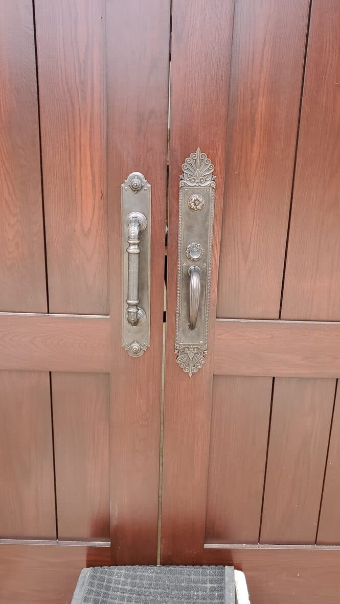 Custom double entry doors