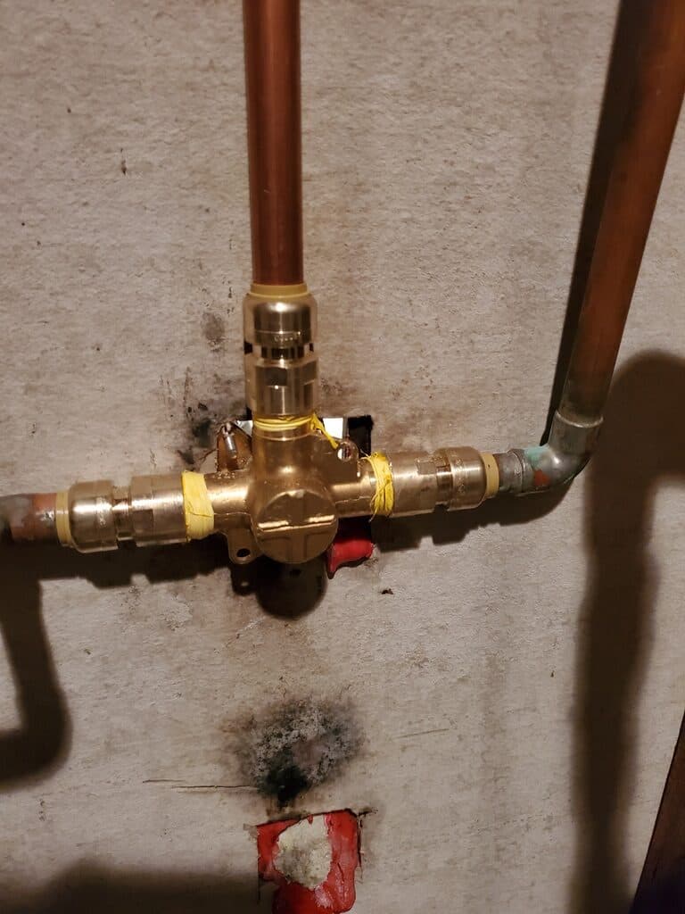 Copper repipe & valve work