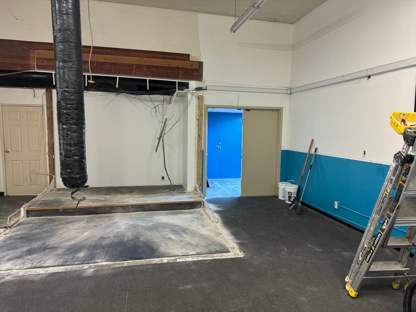 Commercial space demo & prep